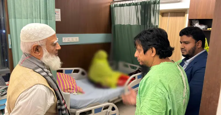 হাসপাতালে জামায়াত আমির